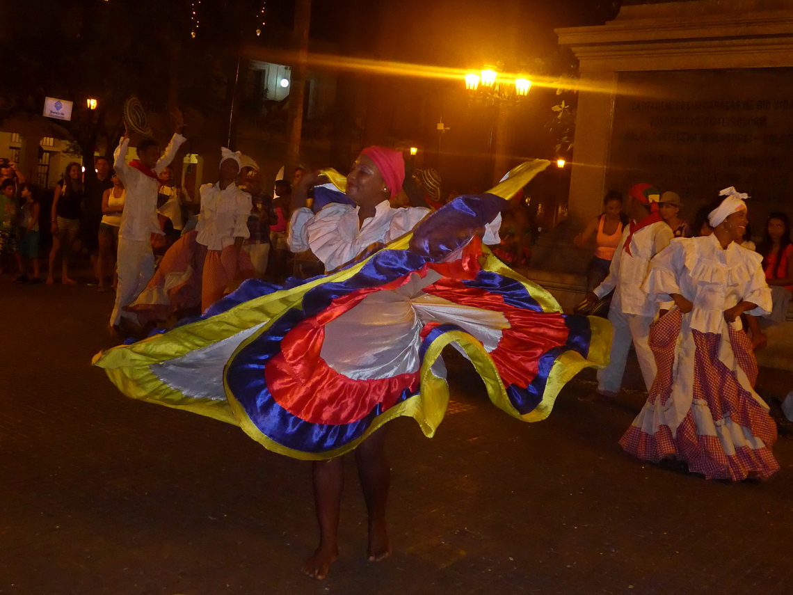 Beauty dancing in the old town